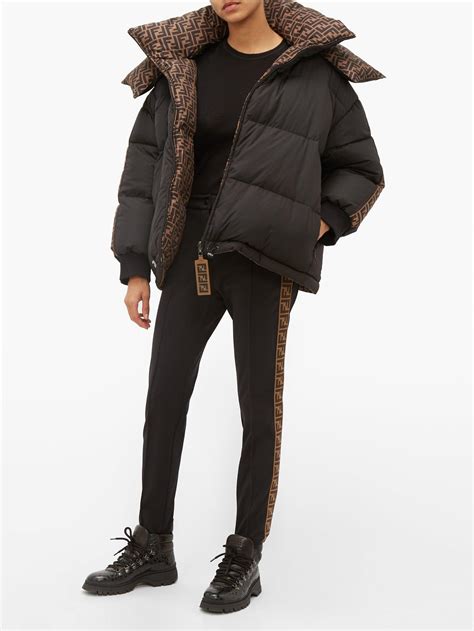 Fendi puffer jacket reversible